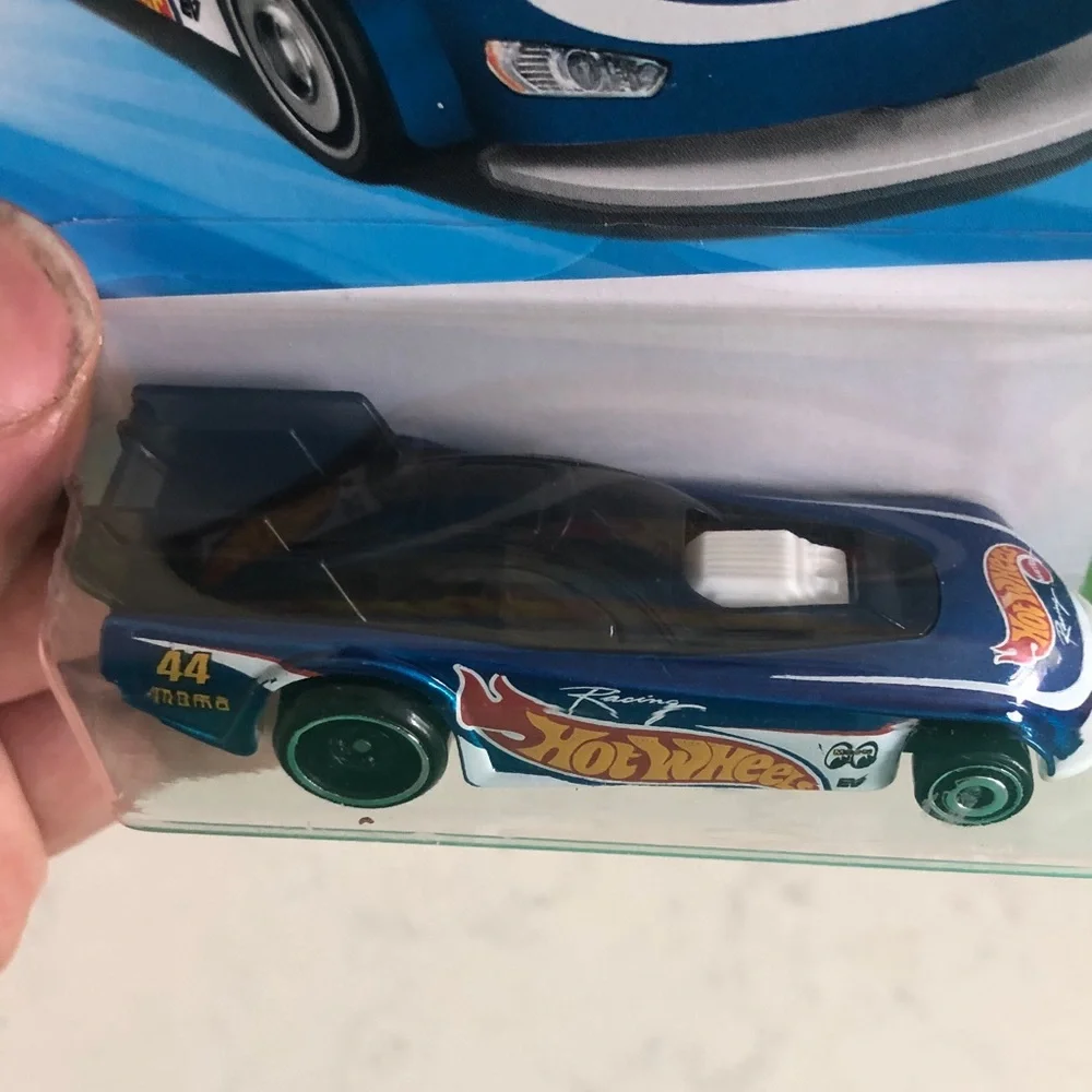 Mattel Hot Wheels Blue Supercharged Racer